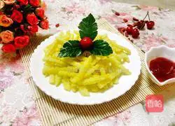 Illustration of how to make delicious homemade French fries 10