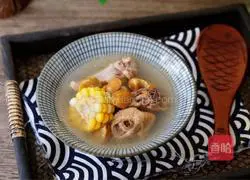 Corn chestnut chicken soup recipe 8