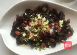 Illustration of how to make cold fungus and peanuts 13