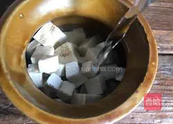 Illustration of how to make Poria and Tofu Soup 8 