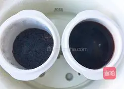 Mango Coconut Juice and Purple Rice Dew Recipe Illustration 3