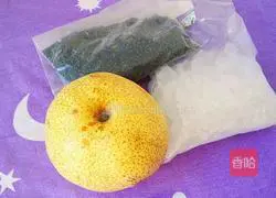 Sesame Rock Sugar Snow Pear Recipe Illustration 1