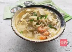 Illustration of how to make Enoki Mushroom and Tofu Soup 10