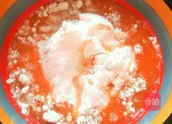 Illustration of how to make carrot and egg pancakes 4