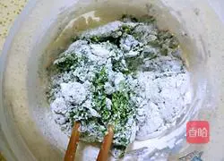 Illustration of how to make spinach rub 7