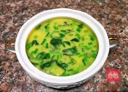 Illustration of how to make steamed egg custard with spinach and shrimp 10
