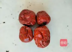 Illustration of making red date soy milk 2