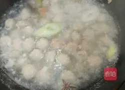 Illustration of how to make Qingbo meatballs 6
