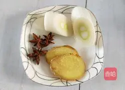 Illustration of how to make pig skin jelly 10