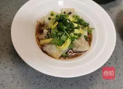 Illustration of how to make wontons in clear soup 12