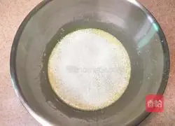 Illustration of how to make Matcha Mango Pancake 5