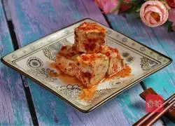 Illustration of homemade fermented bean curd 22