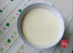 Milk-flavored steamed egg custard recipe 12
