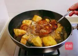 Illustration of how to make oxtail skirt with enoki mushrooms and beans in soup 7