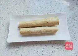 Illustration of how to make steamed yam with rock sugar lily 3