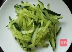 Cold salad Illustration of how to make jellyfish head 3