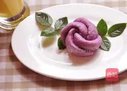 Illustration of how to make purple sweet potato buns 9