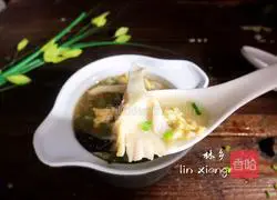 Illustration of how to make mushroom and egg soup 17