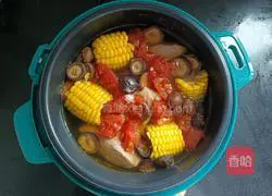 Tomato, corn and hoof soup recipe 10