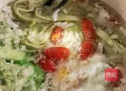 Illustration of how to make clear soup hand-rolled noodles 8