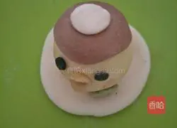 Illustration of how to make cute pudding buns 11