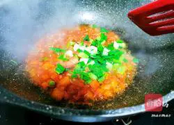 Illustration of how to make spinach juice pimple soup 8