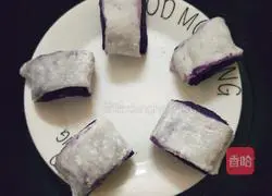 Illustration of how to make purple sweet potato buns 15