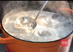 Pumpkin Carrot Illustration of how to make spine soup 5