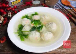 Illustration of how to make vegetable fish balls 10