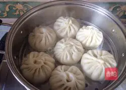 Illustration of how to make vegetable and meat buns 8