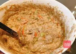 Illustration of how to make broccoli vermicelli pancakes 7