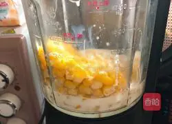 Corn Illustration of how to make juice (paste) 2