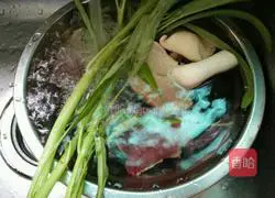 Illustration of how to make noodles in clear soup 2