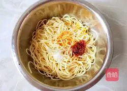 Illustration of how to make cold noodles 6