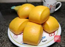 Illustration of how to cut pumpkin steamed buns 14