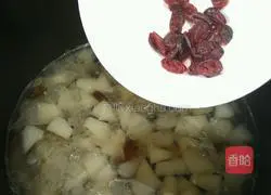 Illustration of how to make white fungus stewed with peach gum 9