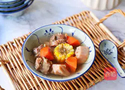 Lotus root, corn, carrot and pork ribs soup recipe 11