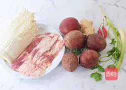 Illustration of how to make fat beef with passion fruit sour soup 1