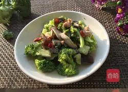 Illustration of how to make broccoli in soup 10