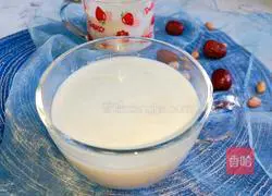 Illustration of how to make peanut, soybean and millet soy milk 7