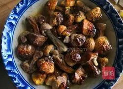 Illustration of how to stew potato, kelp and matsutake pork ribs 4