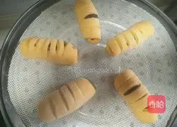 Illustration of how to make bean paste buns 18