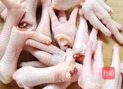 Cold chicken feet Illustration of how to do it 1