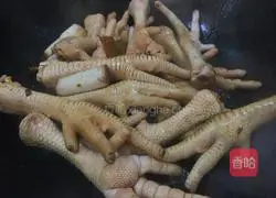 Braised chicken feet Illustration of how to do it 4
