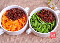 Illustration of how to make colorful noodles 18