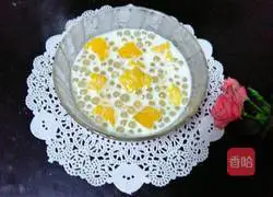 Mango milk sago recipe illustration 8