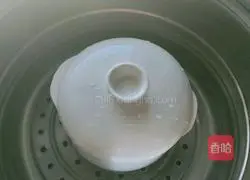 Illustration of how to steam papaya with milk 3