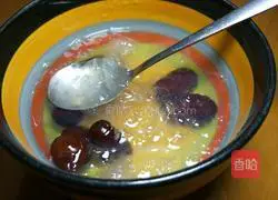 Illustration of how to make red dates and bird's nests 4