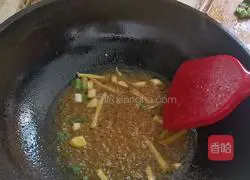 Illustration of how to make golden soup and fattened beef 5