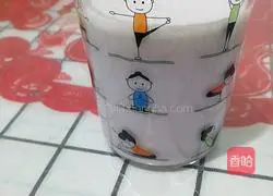 Illustration of how to make taro and purple sweet potato milk 7